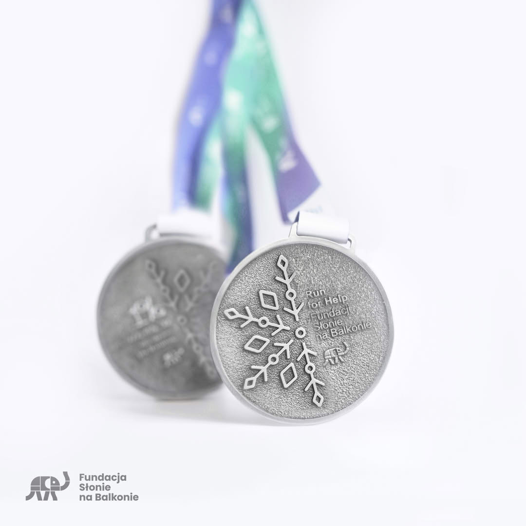 Medal za Run for Help Zima' 24