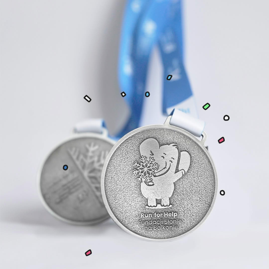 Medal za Run for Help Zima' 25